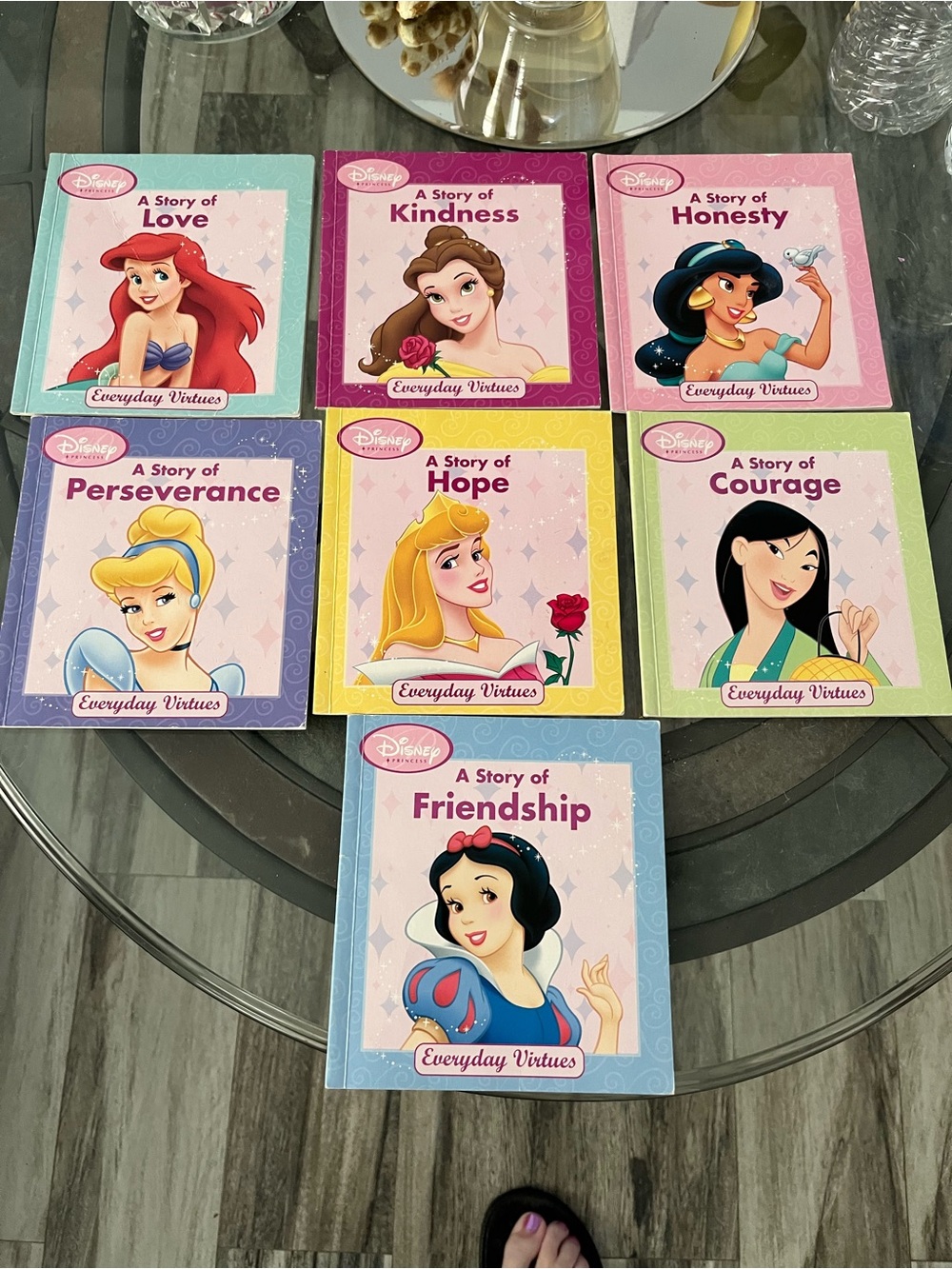 Disney Everyday Virtues Kids Book Set and Princess Stickers!